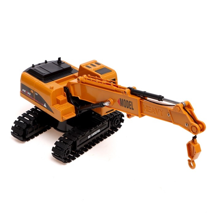 Кран радиоуправляемый «Стройтехника», подвижная стрела, работает от аккумулятора Кран радиоуправляемый «Стройтехника», подвижная стрела, работает от аккумулятора