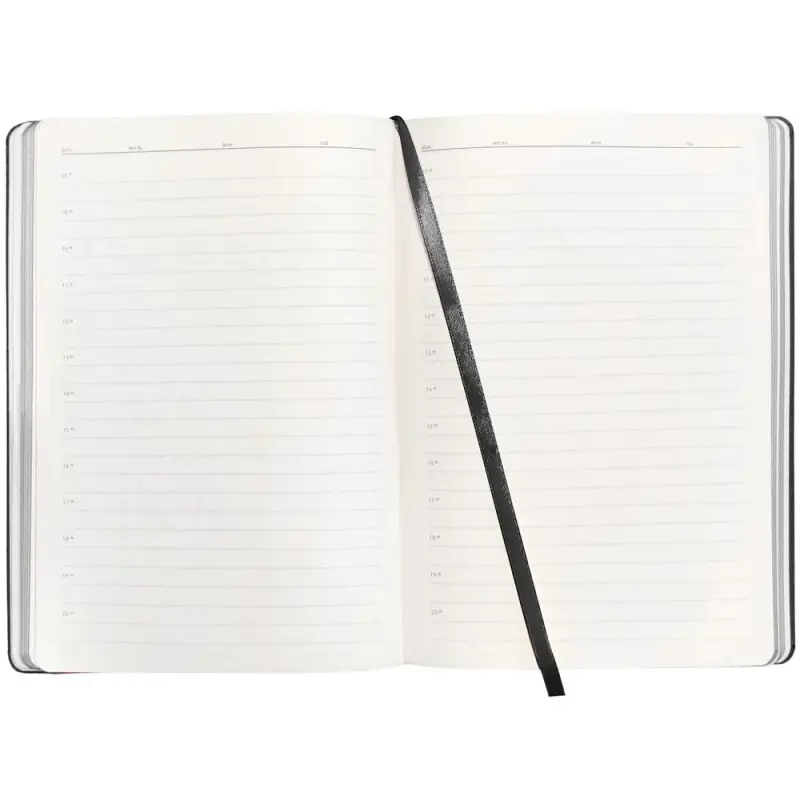 Ежедневник Shall Light, недатированный, черный Ежедневник Shall Light, недатированный, черный