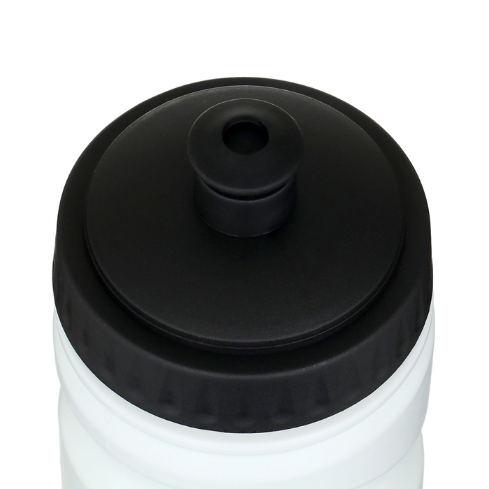 Бутылка для воды велосипедная, 550 мл, с поильником, 20.3 х 6.8 х 6.8 см, белая