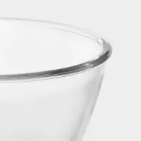 Салатник Доляна Simple, 750 мл, 15&times;8 см, стекло, прозрачный