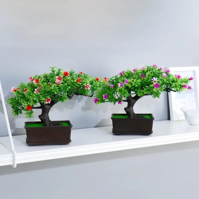 Бонсай искусственный в горшке &laquo;Деревце жизни&raquo;, 11.5&times;15 см, МИКС