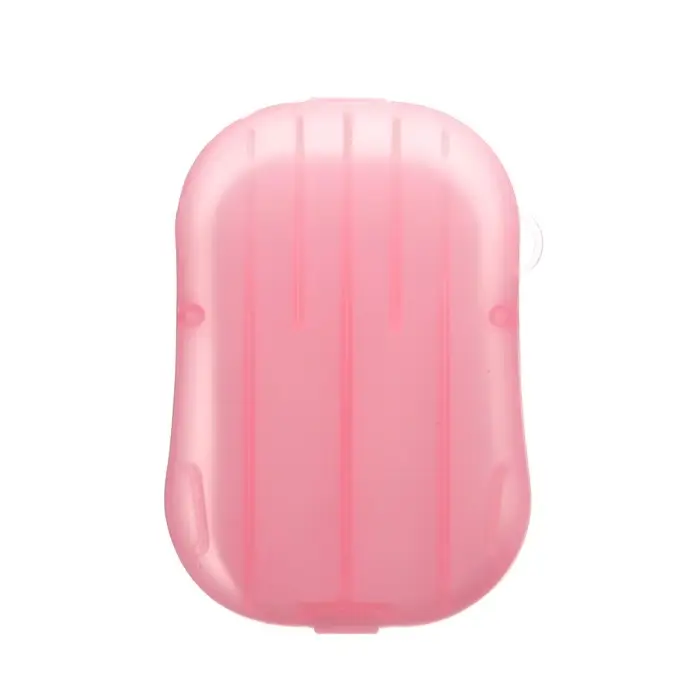 Листовое дорожное мыло, розовый, 20 шт