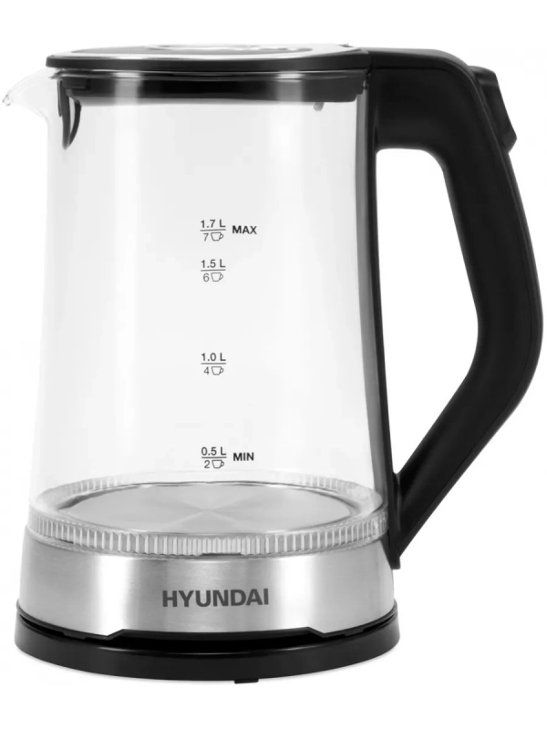 Чайник HYK-G3401 1,7л 2200Вт черный (стекло) Чайник HYK-G3401 1,7л 2200Вт черный (стекло)