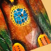 Настенное панно &laquo;Сова с узором&raquo;, 25&times;16&times;2 см, МИКС