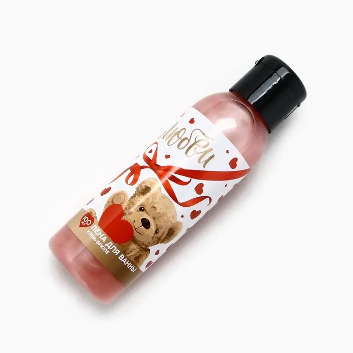 Пена для ванны &laquo;Любви&raquo;, 100 мл, аромат крем-брюле, Чистое счастье