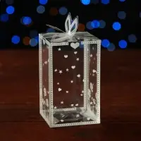 Складная прозрачная коробка из PVC, для упаковки подарков, «Весеннее настроение», 6×6×10 см