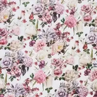 Бумага упаковочная двухсторонняя &laquo;Букет&raquo;, глянец, 100&times;70 см