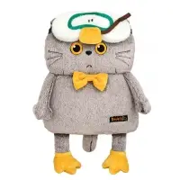 Мягкая игрушка &laquo;Кот Басик в маске для сна Гусик&raquo;, 32 см