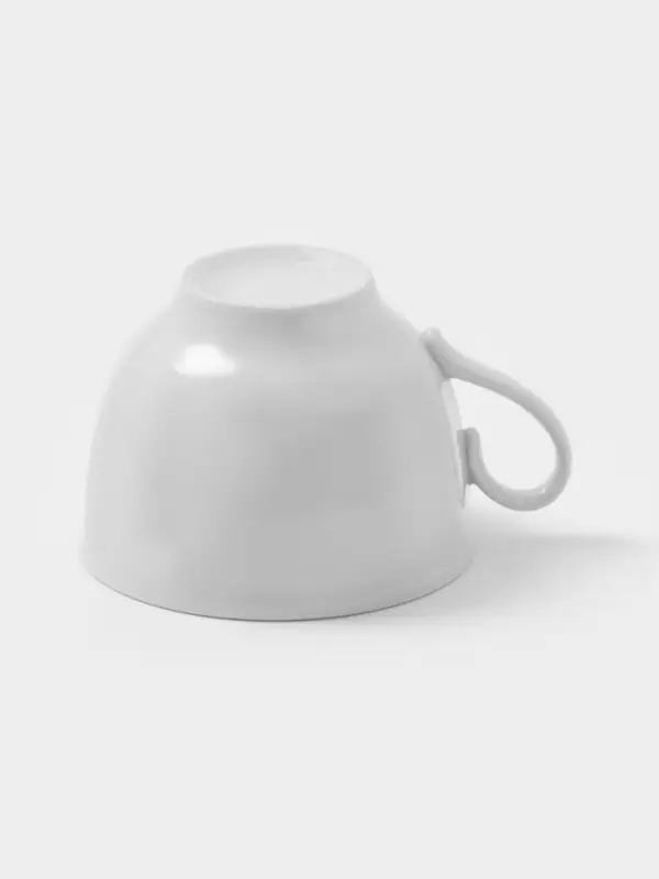 Чашка Дулевский фарфор &laquo;Гранатовый&raquo;, 250 мл, d=9.2 см, белая