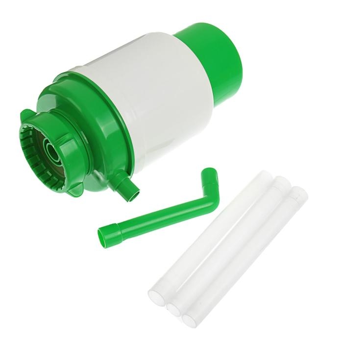 Помпа для воды  Помпа для воды "Дельфин" Эко, механическая, под бутыль от 11 до 19 л, зеленая