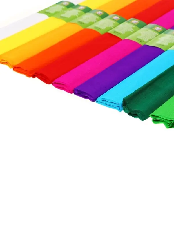 Набор бумаги крепированной &laquo;Классика&raquo;, рулон, 10 штук/10 цветов, 50&times;200 см, 30 г/м&sup2;