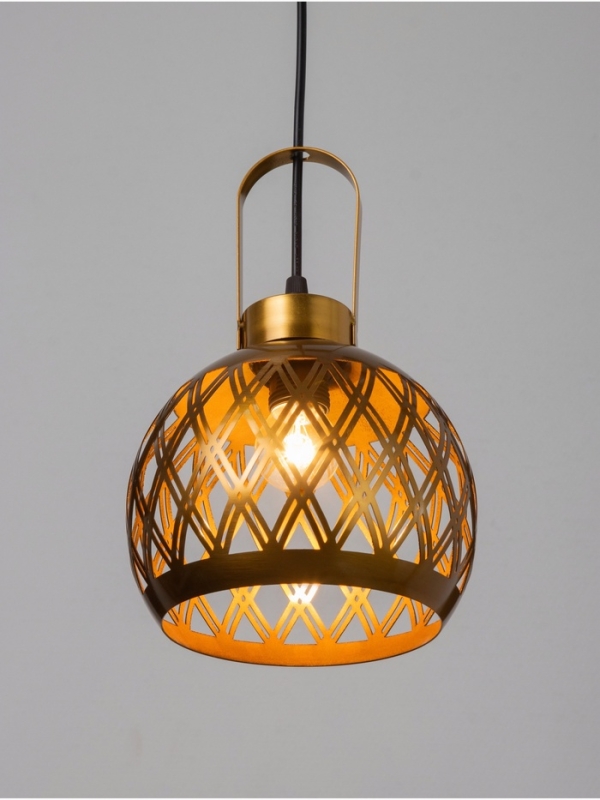 Светильник Paula 1х40Вт Е27 медь 20х20х25см Светильник Paula 1х40Вт Е27 медь 20х20х25см