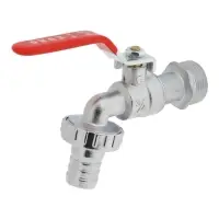 Кран водоразборный со штуцером ZEIN Engr 3/4"