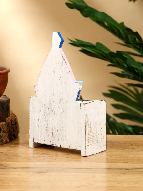 Календарь настольный «Парусник», 18×10.5×5.5 см, дерево, розовый