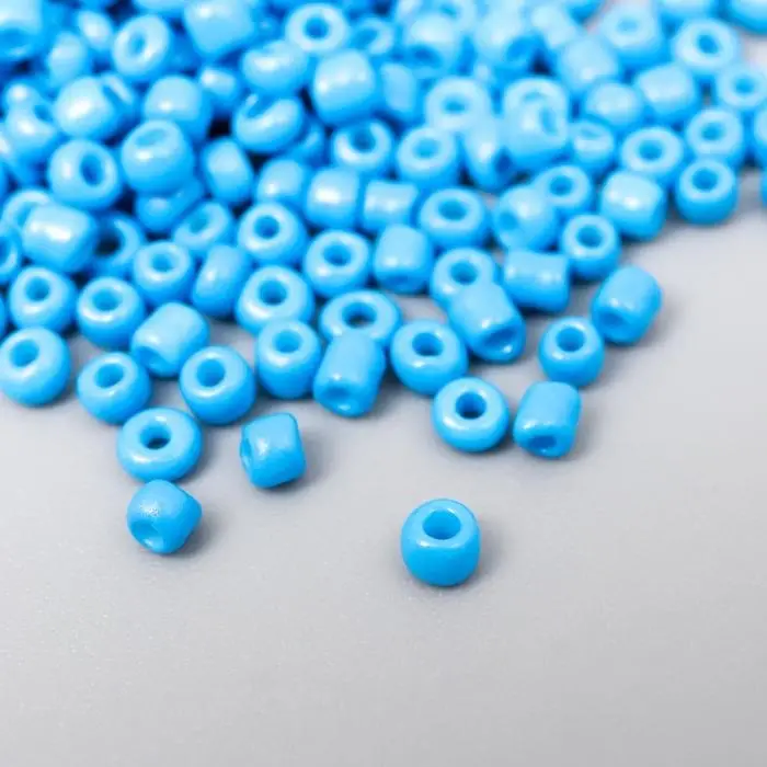 Бисер круглый 12/0 в бутылочке  Бисер круглый 12/0 в бутылочке "Королевский синий" 20 гр