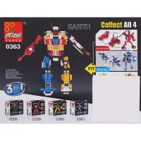 Конструктор &laquo;Робот&raquo;, 106 деталей, 3 варианта сборки, МИКС