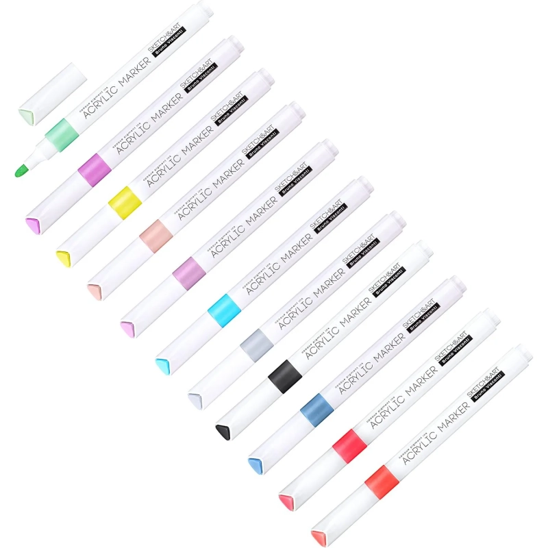 Набор акриловых маркеров Sketch&Art 12 цв. 22-0126