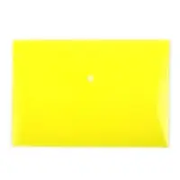 Папка-конверт на кнопке Calligrata, А5, 180 мкм, рифлёная, МИКС