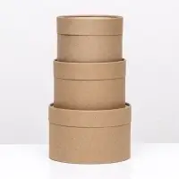 Набор подарочных коробок 3 в 1, завальцованные, крафт, 16&times;10.14&times;9.13&times;8.5 см