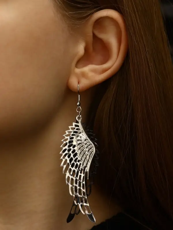 Серьги висячие &laquo;Крылья ангела&raquo;, цвет МИКС, 9 см