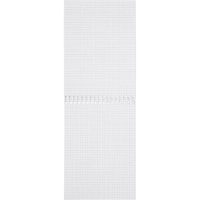 Бизнес-тетрадь А5 80л Attache Градиент Синий клетка, 65г, греб, УФ-лак