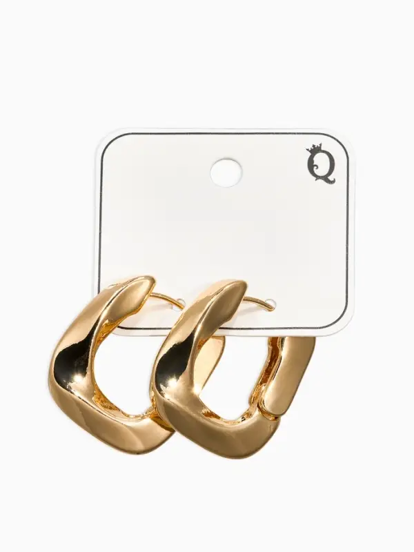 Серьги металл &laquo;Богема&raquo;, изгиб, цвет золото