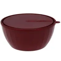 Салатник с крышкой Giaretti Vanilla, 2.8 л, пластик, МИКС