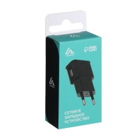 Сетевое зарядное устройство Luazon LN-100AC, 1 USB, 1 А, чёрное