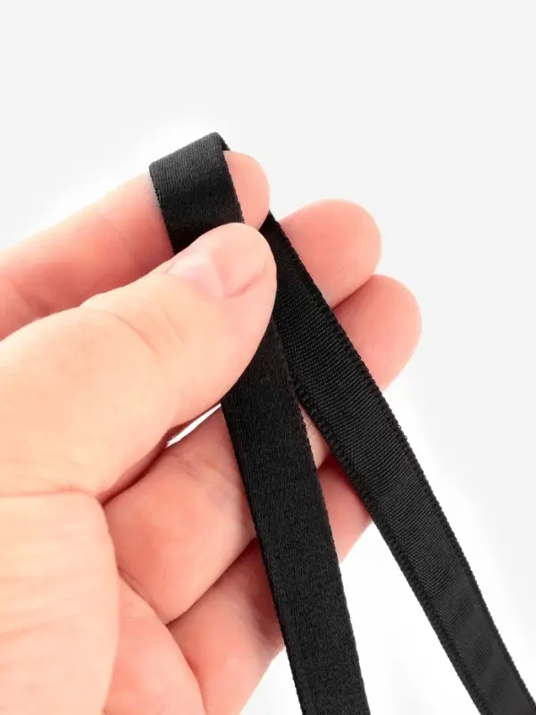 Лента тоннельная, двухстрочная, 10 мм, 50&plusmn;1 м, чёрная