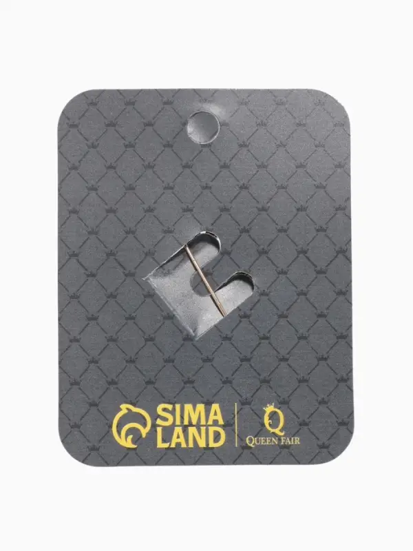 Брошь &laquo;Лист кленовый&raquo;, стеклянный, коричневая в чернёном золоте