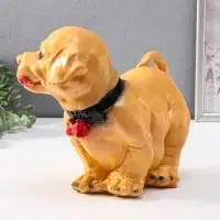 Копилка "Милый пёс" 30 см, бежевый