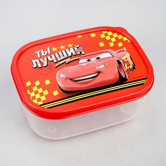 Ланч-бокс прямоугольный &laquo;Ты лучший&raquo;, Машинки, 500 мл