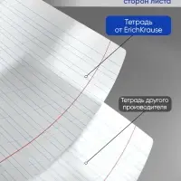 Тетрадь 12 листов в косую линейку ErichKrause &laquo;Классика Visio&raquo;, обложка мелованный картон, зелёная