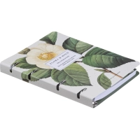 Тетрадь общая, BS, А5, 120л., клетка, кольца, Flora, камелия N4758