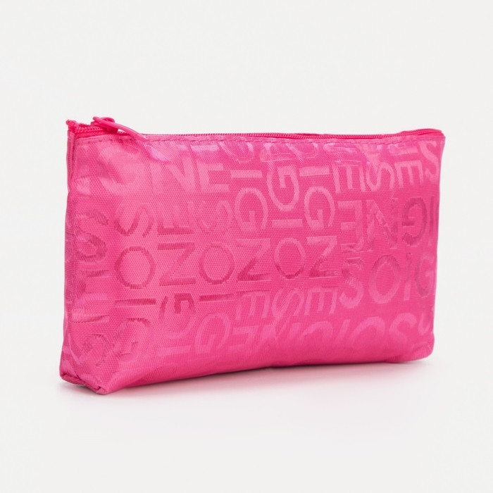 Косметичка на молнии, цвет малиновый Косметичка на молнии, цвет малиновый