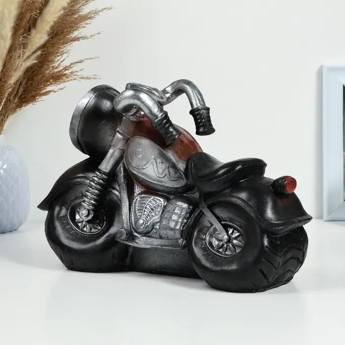 Копилка для денег &laquo;Мотоцикл&raquo;, полистоун, 34&times;13&times;20 см