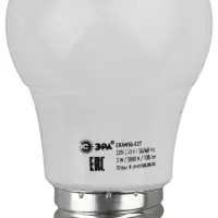 Лампа светодиодная декоративная LED 3 Вт 135Лм 3000К груша белый, белт-лайт E27 220-240В ERAW50-E27