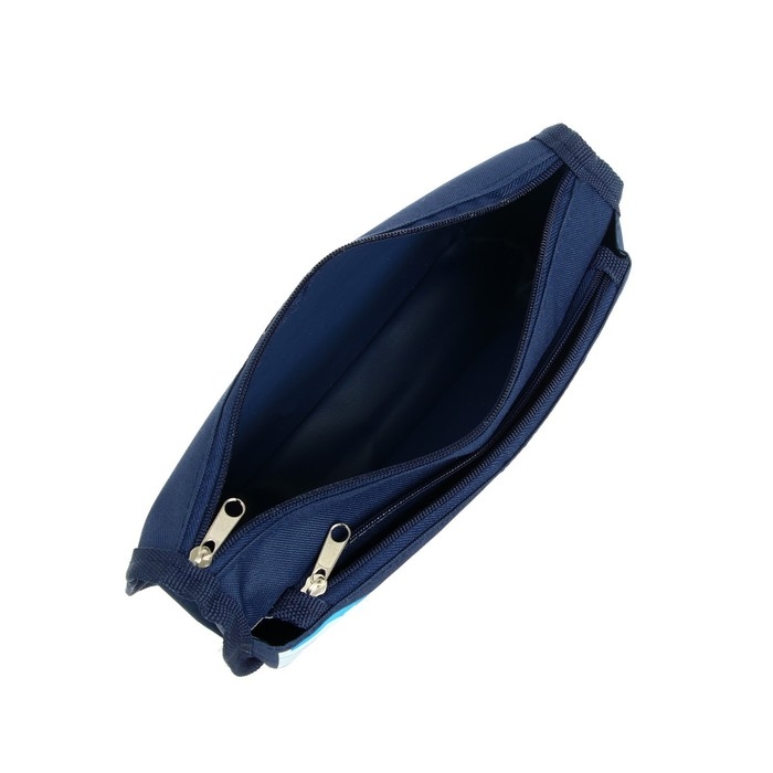 Пенал школьный на молнии 2 отделения Пенал школьный на молнии 2 отделения "Футбол", МИКС