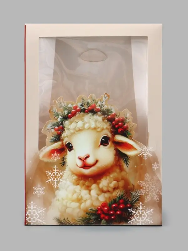 Коробка подарочная, самосборная &laquo;Козочка&raquo;, 15&times;7&times;22 см