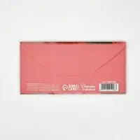 Конверт для денег &laquo;Поздравляем&raquo;, цветы, 16.5&times;8 см