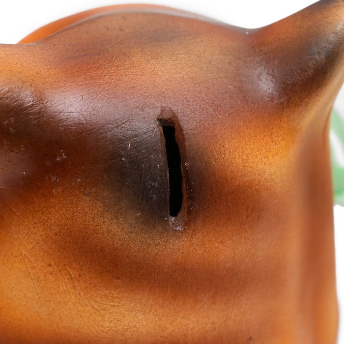 Копилка Копилка "Кот - Счастье есть" коричневая, 23см