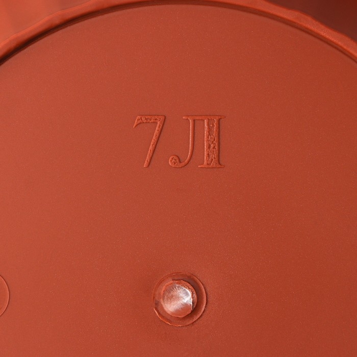 Горшок с поддоном «Байкал», 6 л, цвет терракотовый Горшок с поддоном «Байкал», 6 л, цвет терракотовый