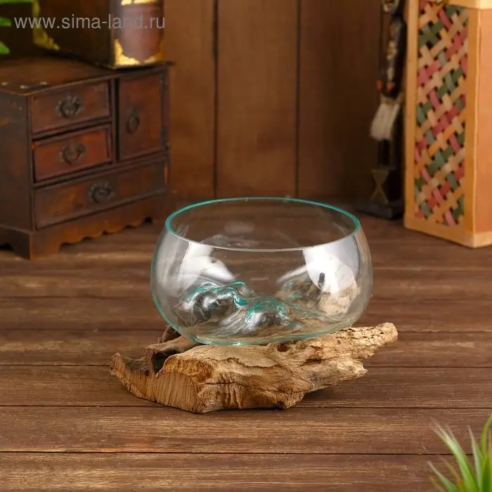 Вазон на коряге "Аква" 35х30х23 см Вазон на коряге "Аква" 35х30х23 см