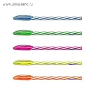 Ручка шариковая ErichKrause Neo Candy, игольчатый узел 0.7 мм, чернила синие, супермягкое письмо, длина линии письма 1000 метров, МИКС