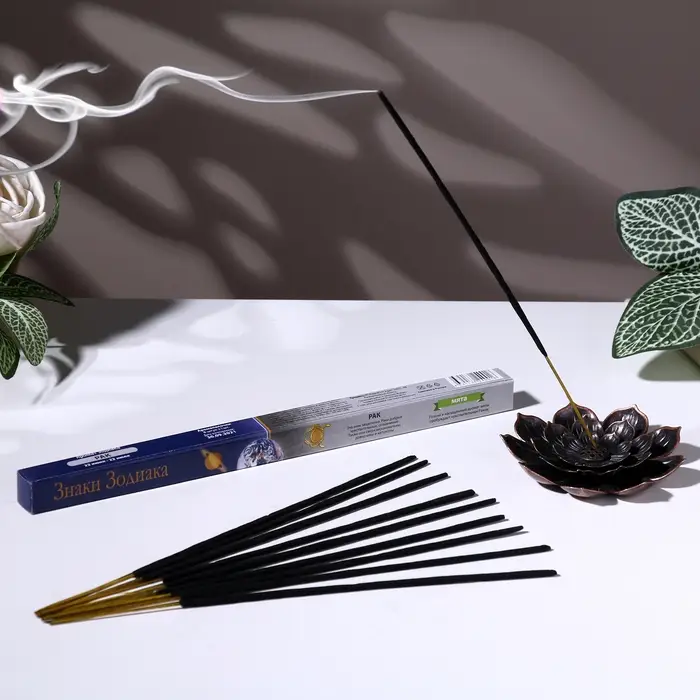Благовония "Зодиак РАК – мята", 8 палочек