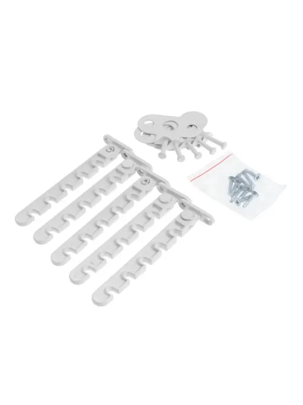 Ограничитель открывания для окна ТУНДРА, металлическая гребенка, 5-ти позиционная, 5 шт.