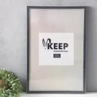 Фоторамка для фото 30&times;45 см Keep memories, Elysian, пластик, т. серый с серебром