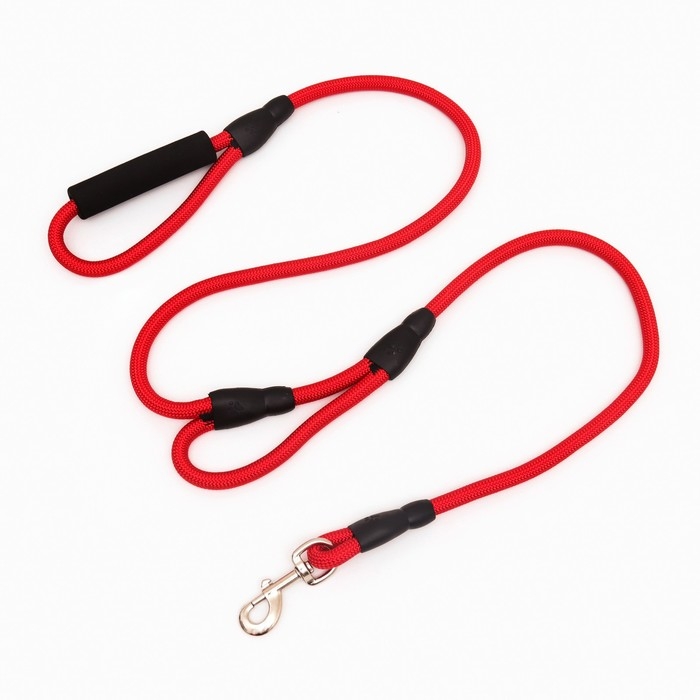 Поводок круглый удлиненный с перехватом, 1,6 м х 1,2 см Поводок круглый удлиненный с перехватом, 1,6 м х 1,2 см