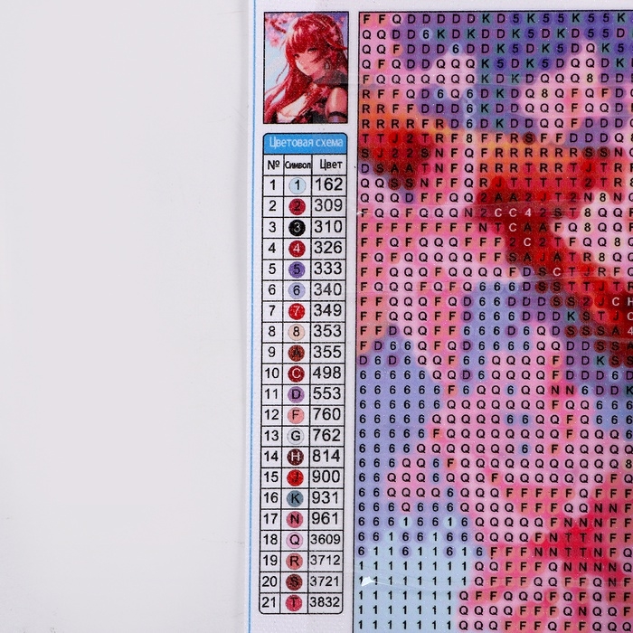 Алмазная мозаика с полным заполнением на холсте «Красотка», 30 х 40 см Алмазная мозаика с полным заполнением на холсте «Красотка», 30 х 40 см