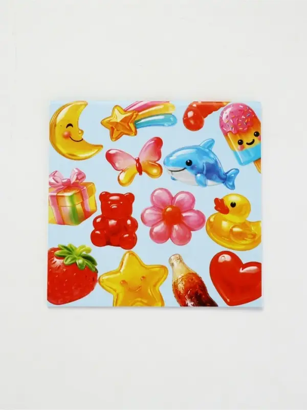 Блокнот 10&times;10, 16 листов в клетку &laquo;Мармеладки&raquo;